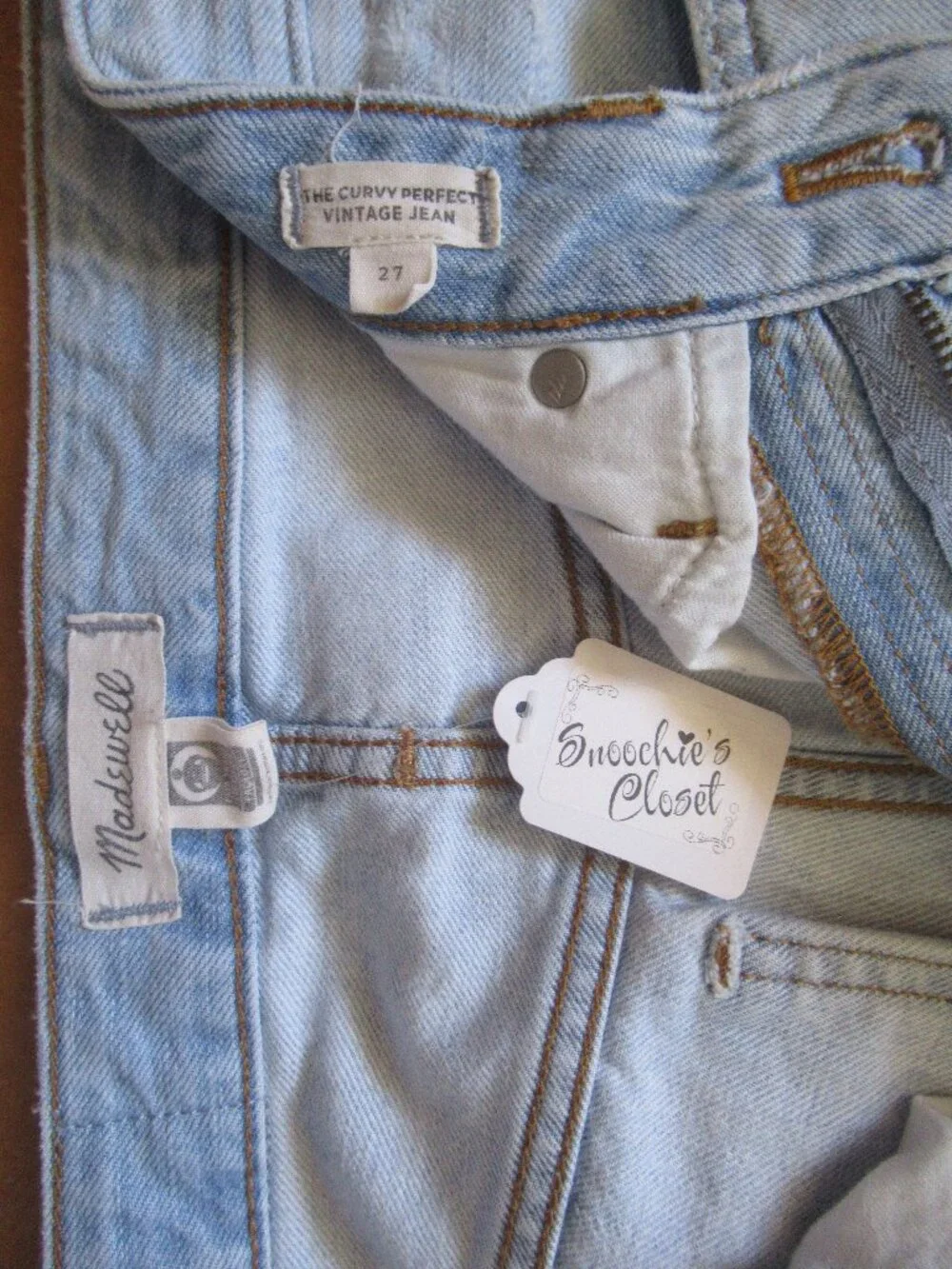 Madewell The Curvy Perfect Vintage Jean Light Wash Denim | Size 27